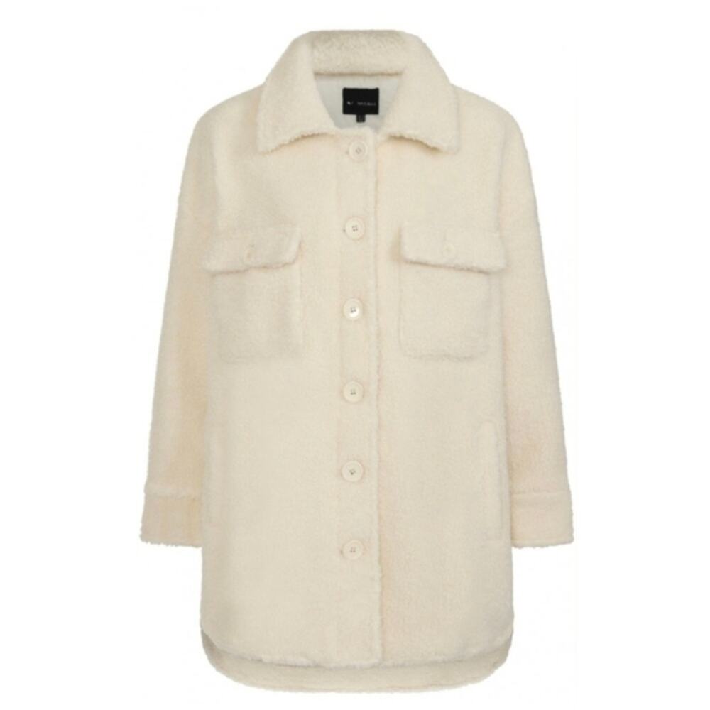 Muubaa NWT Portia Longline Faux Fur Shacket Women’s